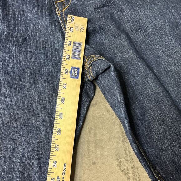 ROCAWEAR JEANS SIZE 42 W. Dark Blue Denim Regular Fit Zip Fly Roca Wear R99 - Picture 4 of 10